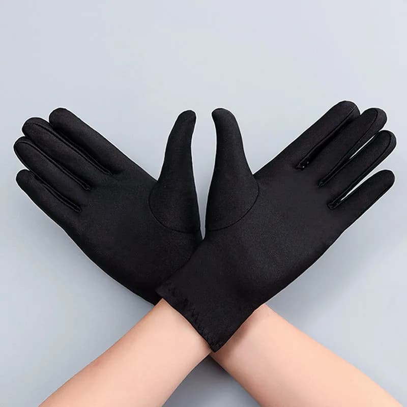 Autunno estate guanti di seta ghiaccio sottile primavera ciclismo guida guanti bianchi neri allenamento protezione solare Handschuhe
