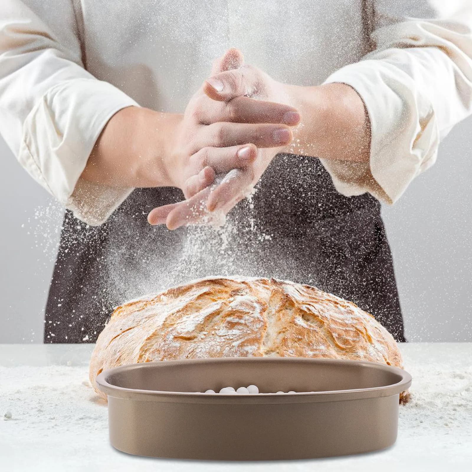 Set Professionale di Pietre Refrattarie per Forno, per Croste di Torte, in Ceramica, Riutilizzabili, per Pane, Crostata, Pizza, Dorate