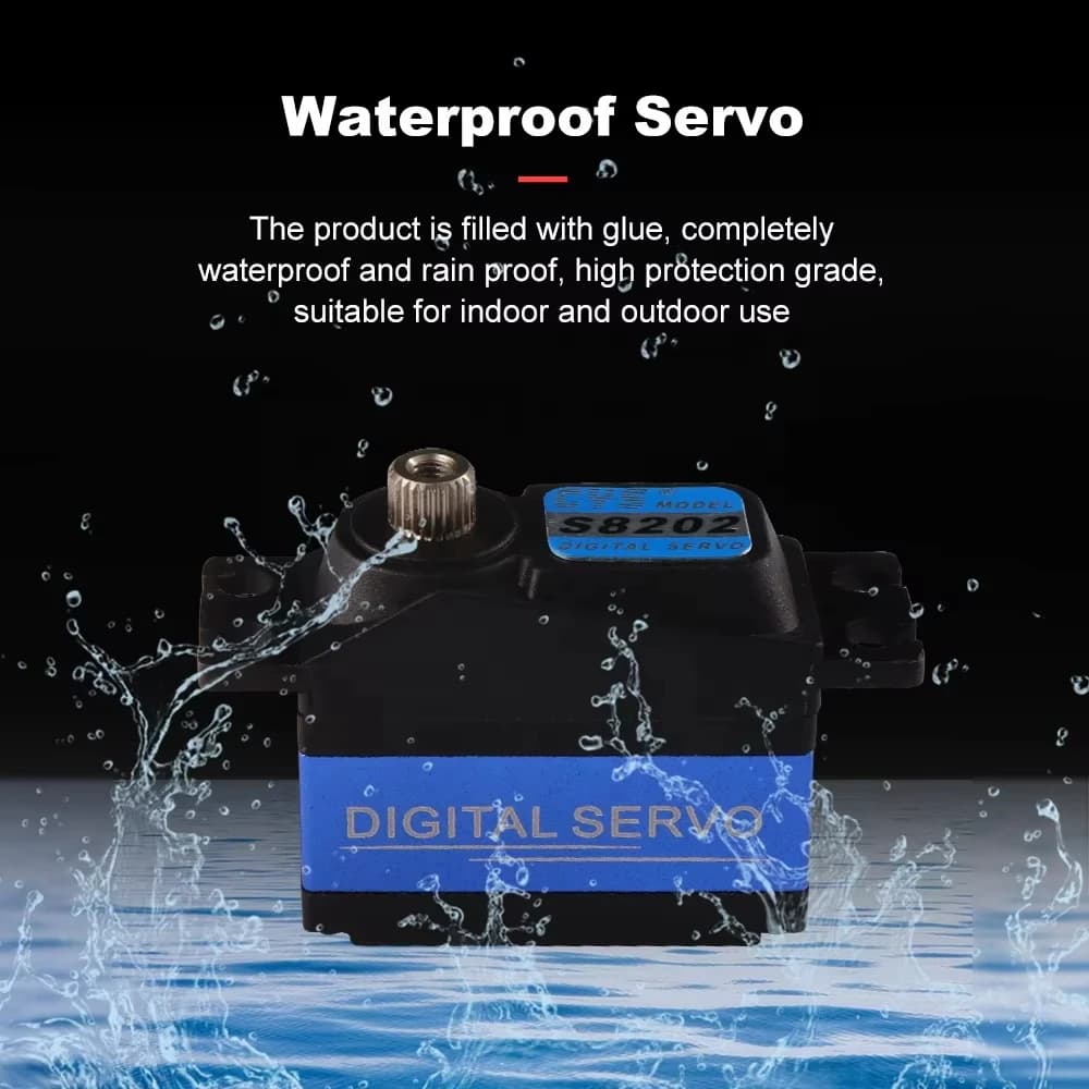 CYS S8202 Digital Metal RC Servo 3.5kg High Speed Coreless Full Metal Gear High Performance for 500 Helicopter