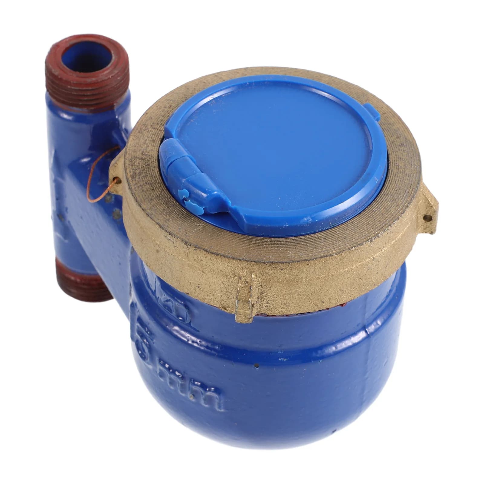 Dn15 High Sensitivity Vertical Pipe Water Meter Rotary Vane Leak-Proof Mechanical Water Usage Meter for Home Garden Hose