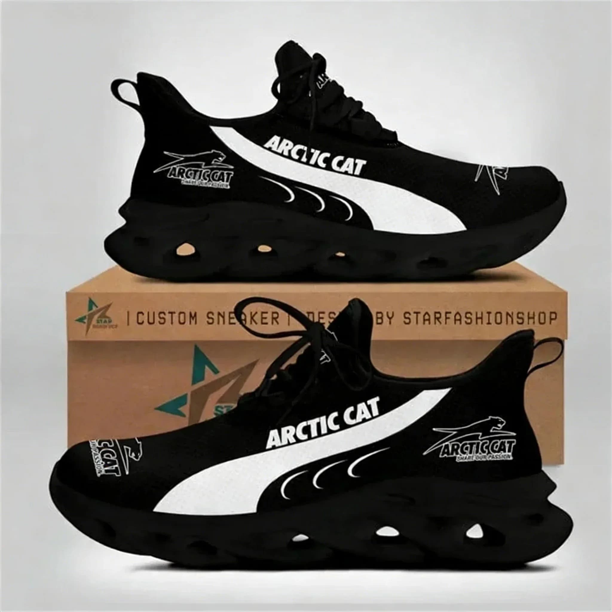 Arctic Cat Sneakers da uomo e da donna, scarpe da corsa casual, scarpe sportive da tennis leggere, scarpe da ginnastica comode di grandi dimensioni, realizzate su misura