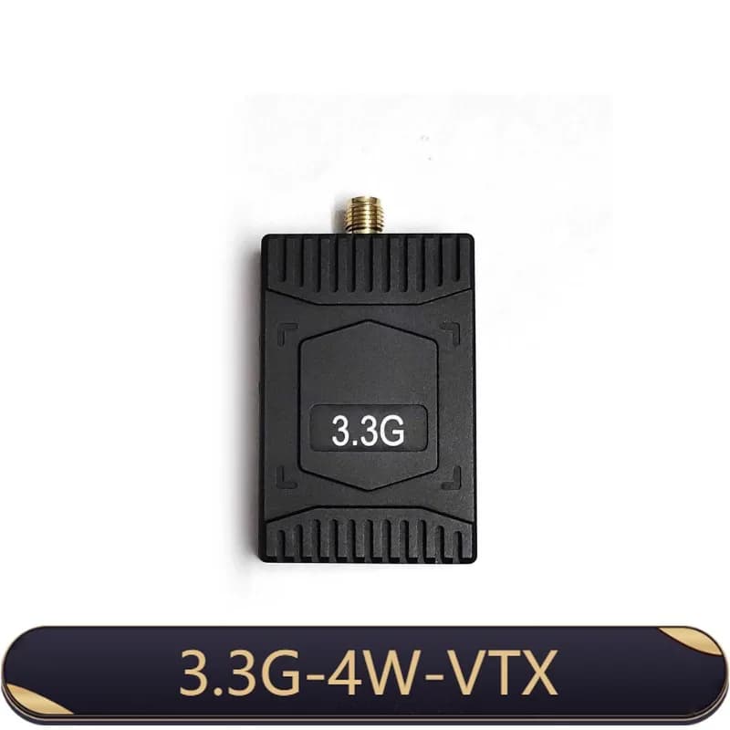 3.3G 4W VTX Transmitter Receiver High Power Long Range Video Module for Rc Drones FPV Drone Accessories Strong Signal