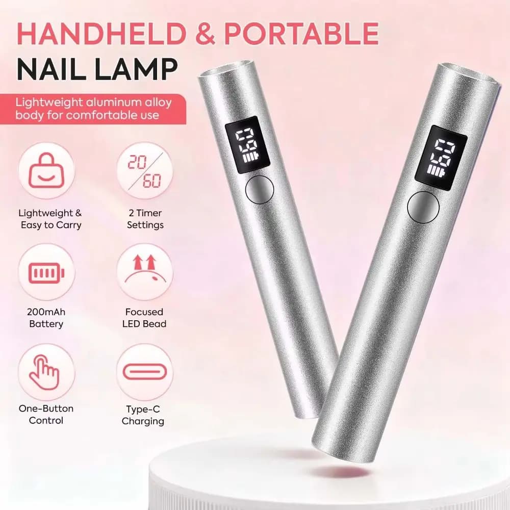 New Portable Nail Drying Lamp Mini Lamp UV LED Professional for Polish
