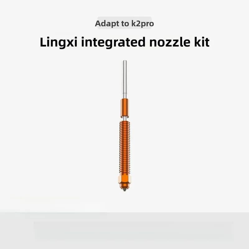 The original brand-new Lingxi integrated nozzle kit 0.4mm is suitable for the accessories of the Creality 3D K2Pro 3D printer