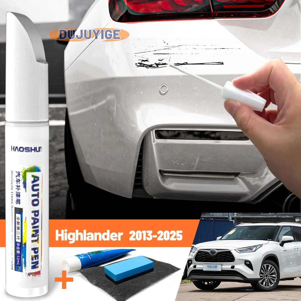 Penna per vernice per auto Cura della vernice Riparazione graffi Pittura a cera Rimozione graffi per Toyota Highlander XU50 MK3 XU70 MK4 2013-2025 2014