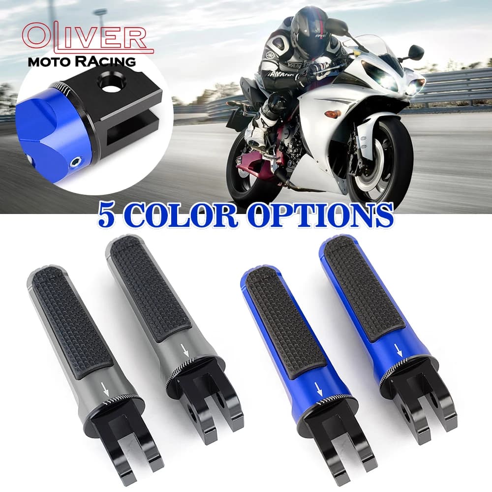 Poggiapiedi passeggero posteriore per YAMAHA YZF-R1 YZFR1 2002-2021 YZF-R6 YZF R1 R6 2003-2020 YZF-R1M 2017-2021
