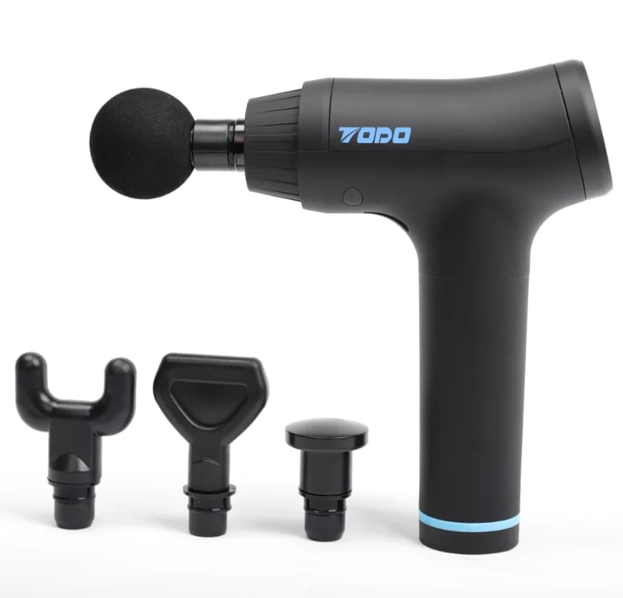 Pistola per massaggio muscolare dei tessuti profondi con vibrazione portatile elettrica per macchina fitness professionale 2025