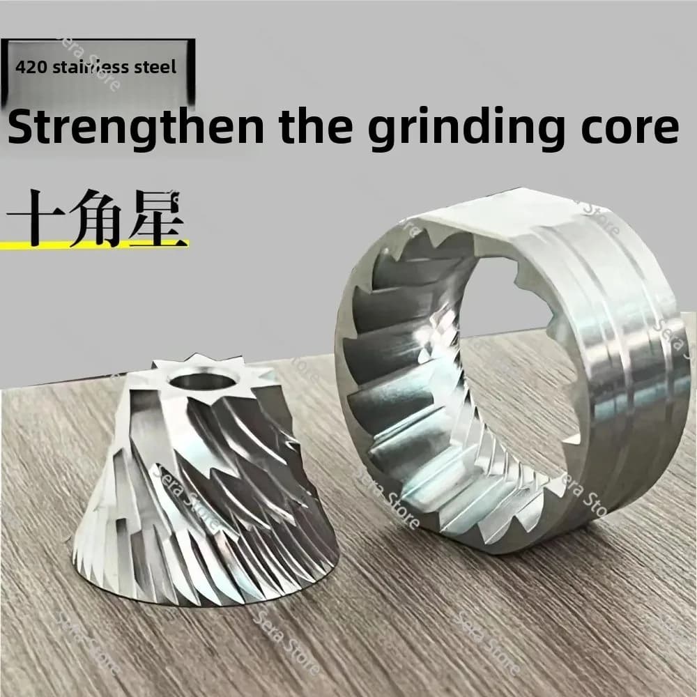 Coffee Grinder Stainless Steel Grinding Core Home Grinder SUS420 Grinding Core Commercial Coffee Bean SUS440 Knife Head