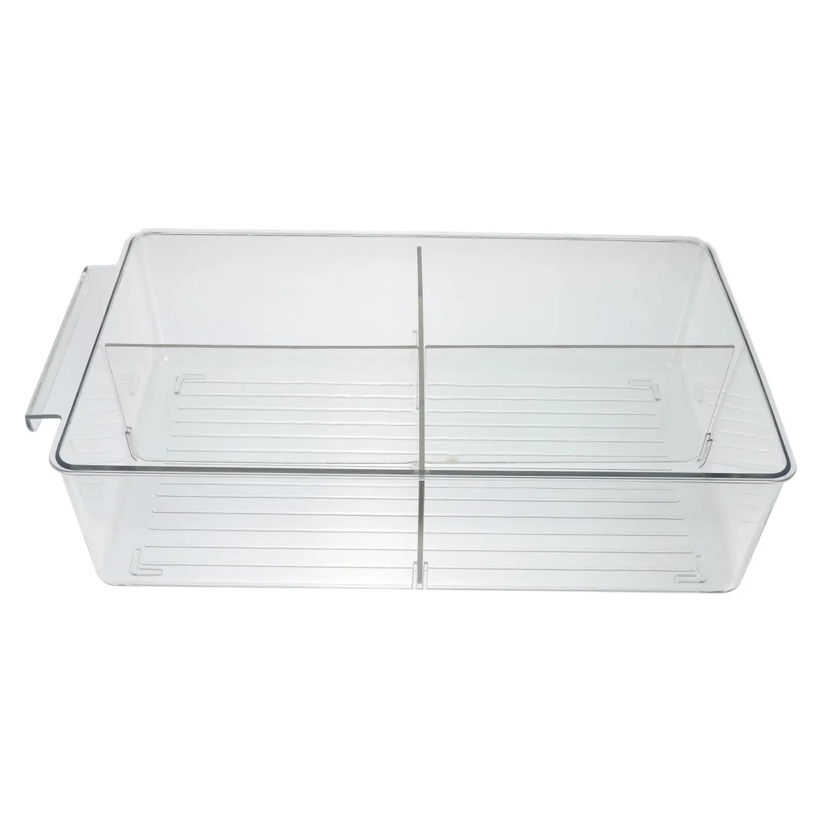 Crossing Compartment Refrigerator Food Storage Box High Quality Plastic Food Container Fresh Keeping Multipurpose Transparent