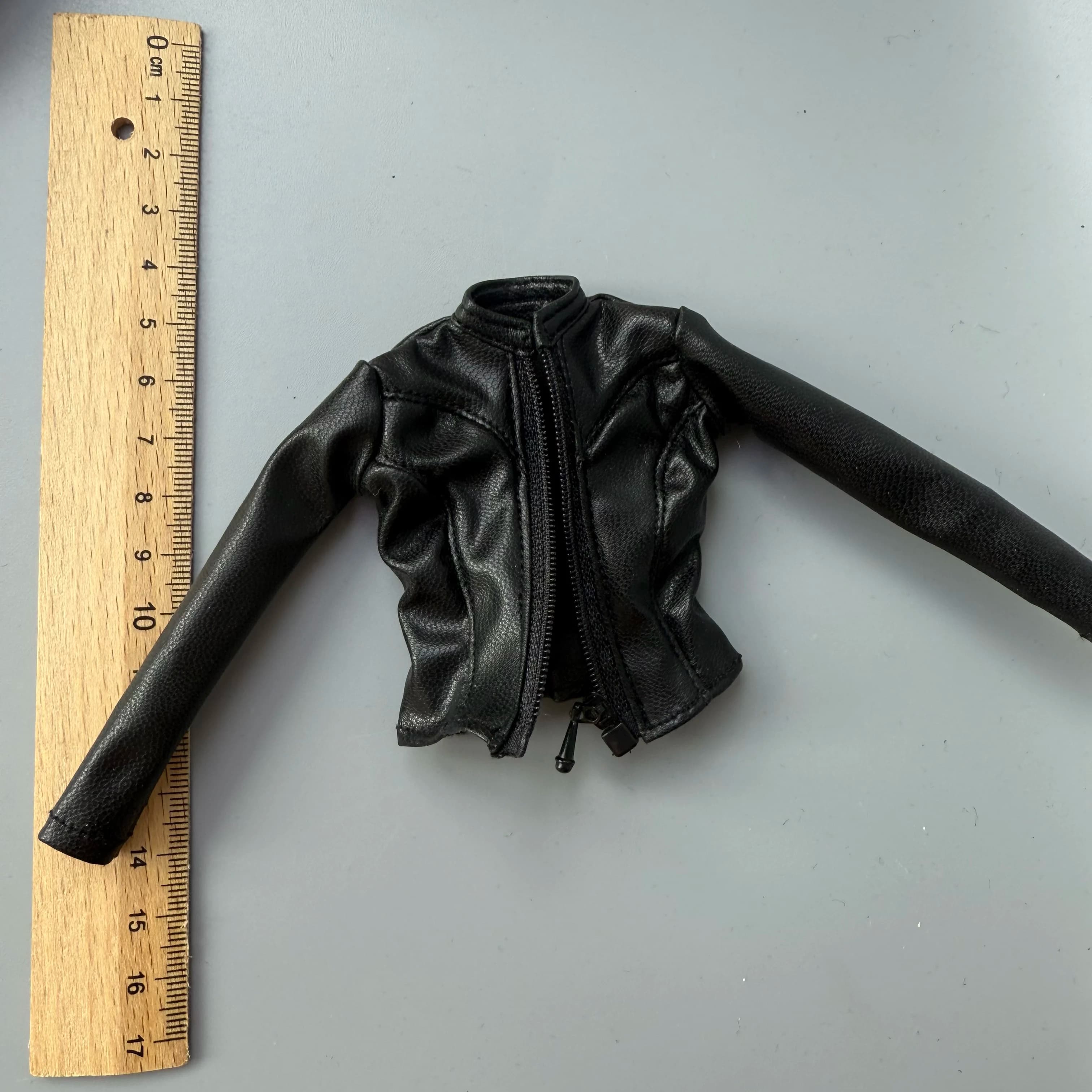 Cappotto in pelle nera per bambole femminili in scala 1/6, cappotto elasticizzato aderente, adatto al modello di corpo di action figure da 12''.