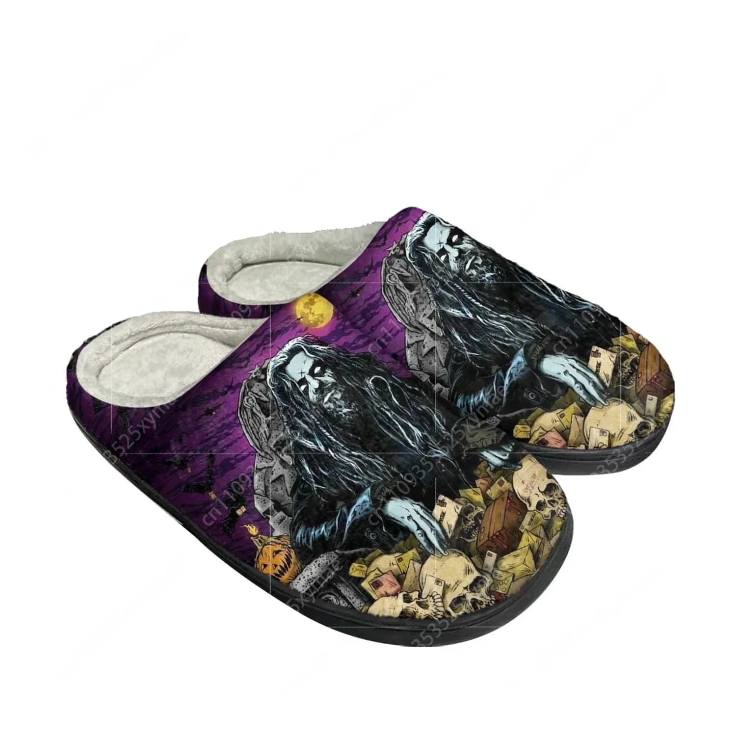 Rob Zombie Home Cotton Slippers High Quality Mens Womens Youth Boy Girl Plush Bedroom Keep Warm Shoes Custom Thermal Slipper