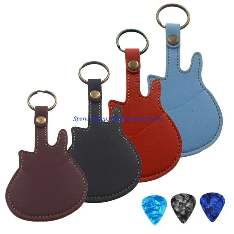 G7NF Keychain Guitar Plectrums Bag Picks Guitar Strap Guitar Picks Carrying Bag
