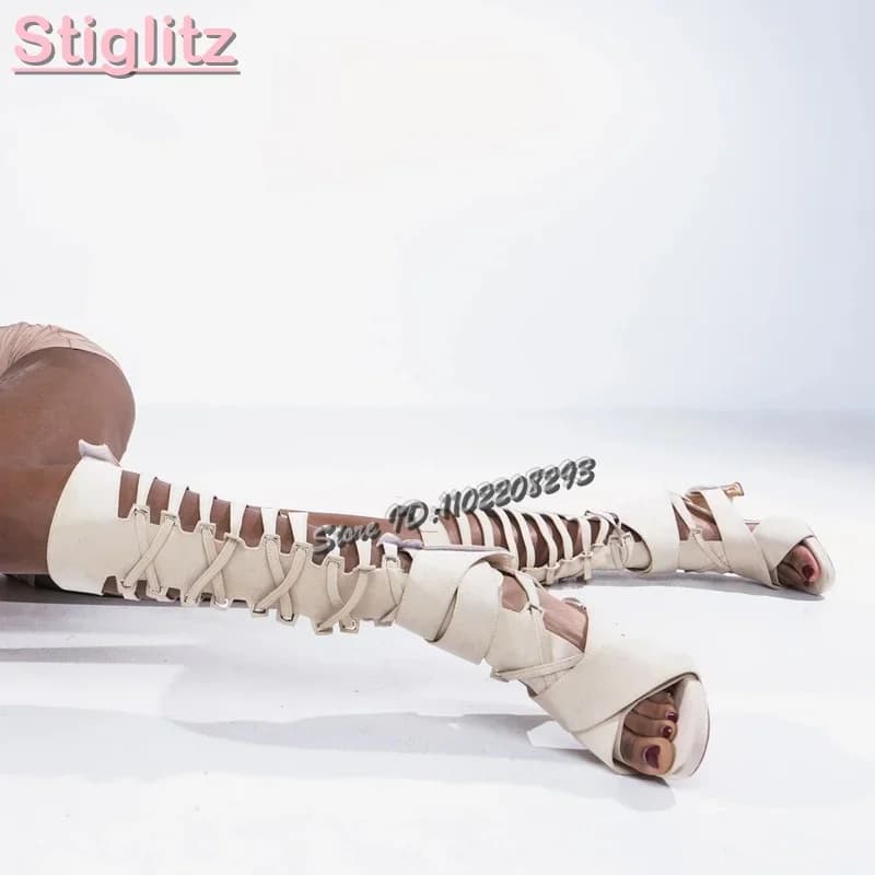 Round Toe Round Toe Buckle High Heels with Strap 2025 Summer New Women Fashion Modern Shoes