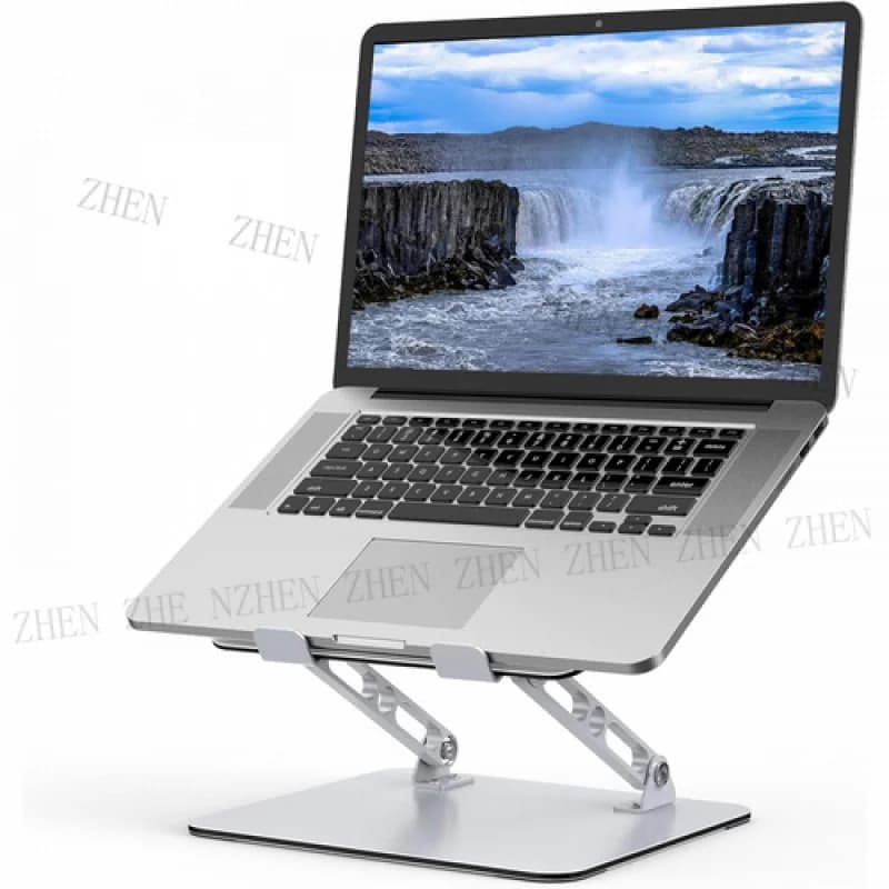 Y per supporto per laptop regolabile, supporto per scrivania pieghevole in metallo, raffreddamento