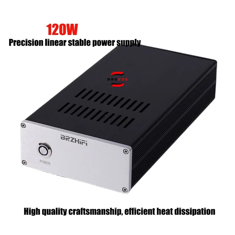 BREEZE 2025 Nuovo 120W DC Lineare Stabilizzato Alimentazione Uscita DC 5V-24V Tensione Opzionale predefinito 12V Scatola Disco Rigido Circuito NAS