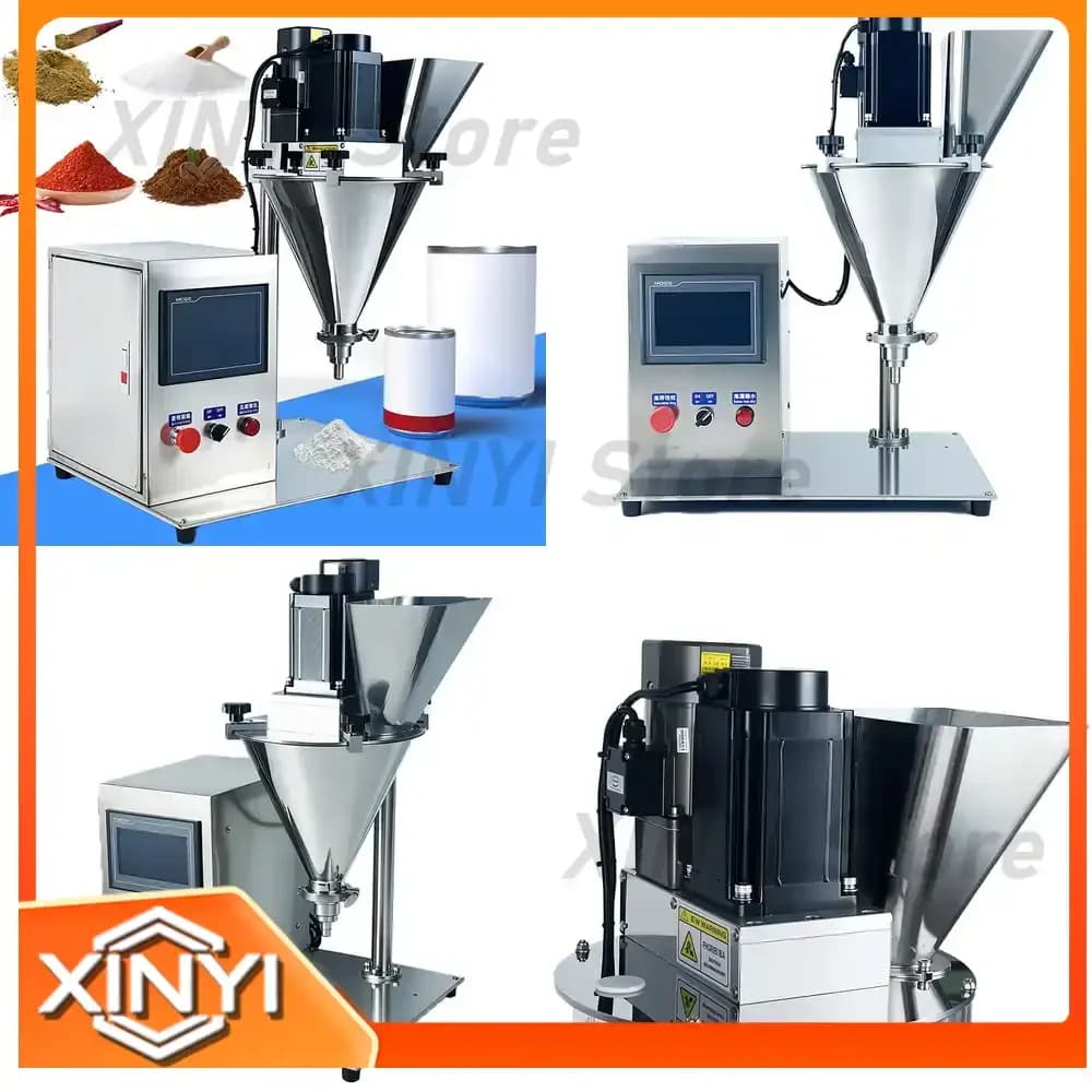 High Precision 0.1g 0.5g 1g 5g 10g 50g Desktop Dosing Filler for Dry Seasoning Protein Flour Spices Milk Powder Auger Screw
