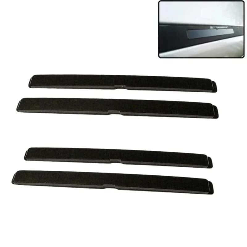 4pcs Car Front And Rear Cover Roof Carrier For Opel Astra H 51 87 877 51 87 878 Automobiles Roof Rack Replacement Black