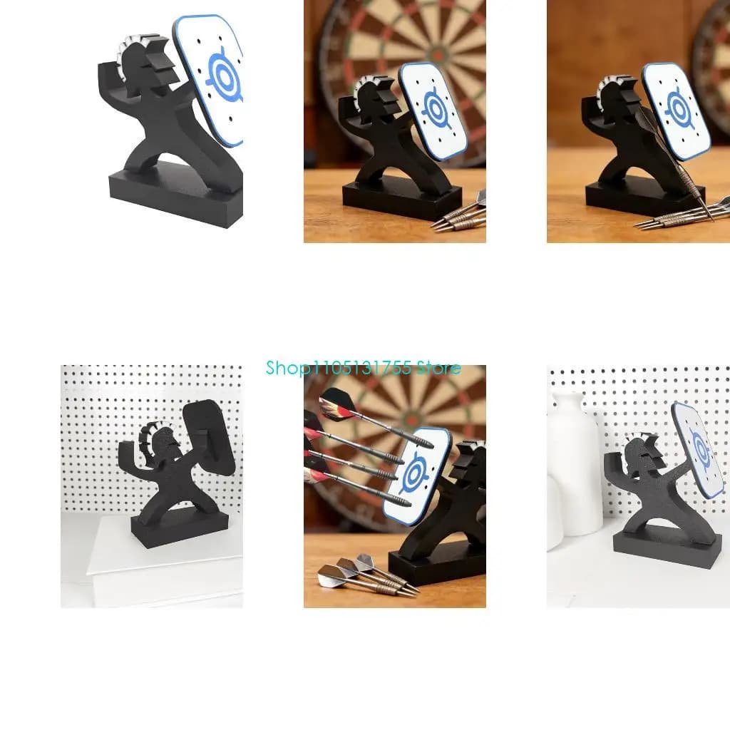 K0EF Porta Shuriken in stili stampati in 3D Archiviazione Porta Shuriken in stili artistici per sale giochi e uffici