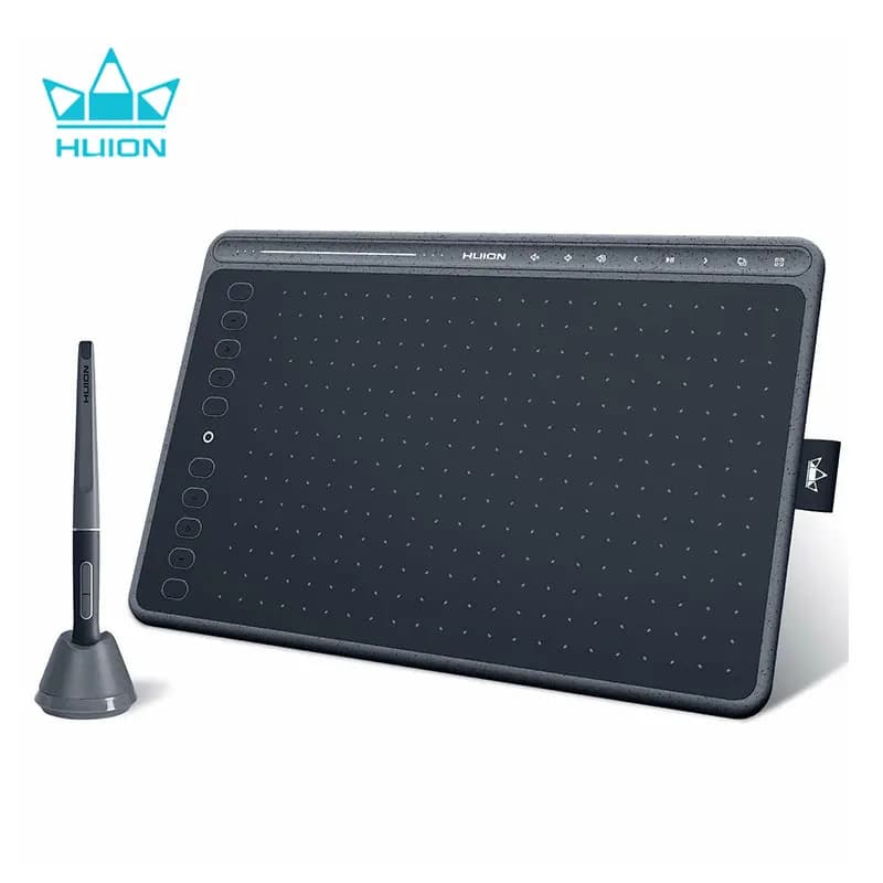 Tavoletta grafica HUION HS611 con stilo senza batteria da 10,1 pollici 8192 livelli Supporto Android Tavoletta artistica digitale