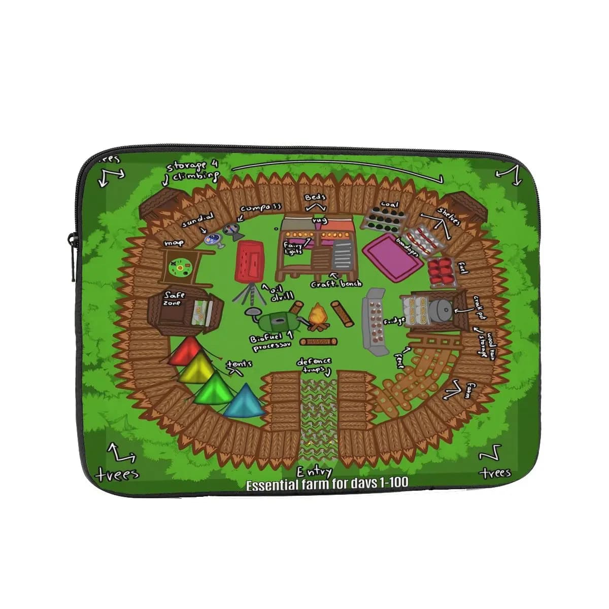 Custodia protettiva per custodia per notebook per laptop 99 notti nella foresta Custodia per tablet Deer Game 12 13 15 17 pollici Custodia antiurto