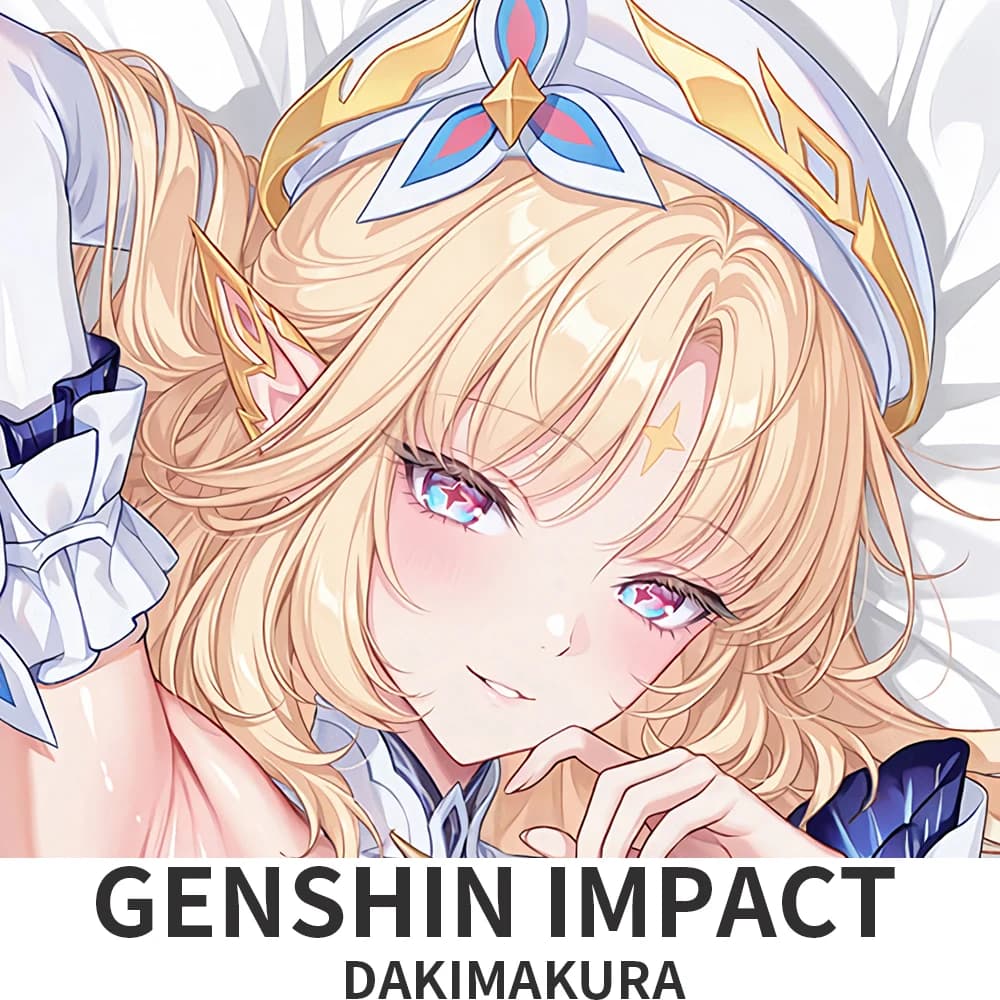 Dakimakura Genshin Impact Nicole Reeyn Copricuscino con motivo in stile anime per divano letto