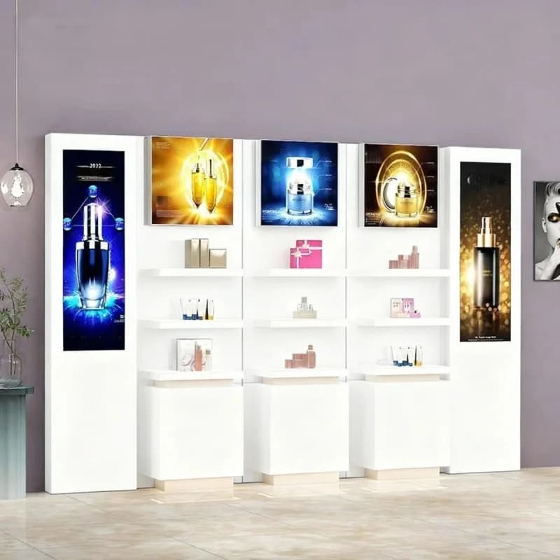 Espositore per Smalti Personalizzato Beauty Nail Polish Stand Display per Salone, Scaffale per Negozio, Vetrina per Prodotti Skincare con