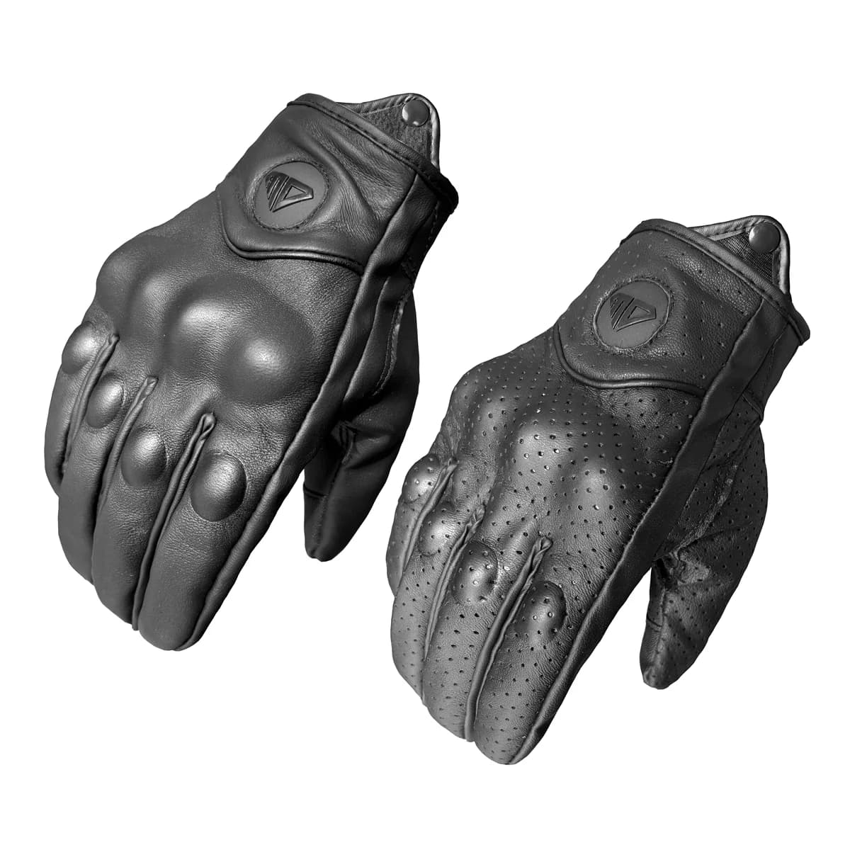 Guanti da Moto per Motocross Estivi e Invernali in Pelle Traspirante per Bici, Moto, Bicicletta Elettrica e Ciclismo
