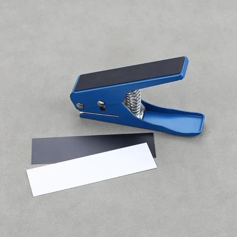 Guitar Picks Puncher Picks Maker DIY Card Cutter Machine with 2 Guitar Pick Strips Guitar Plectrums Making Tools