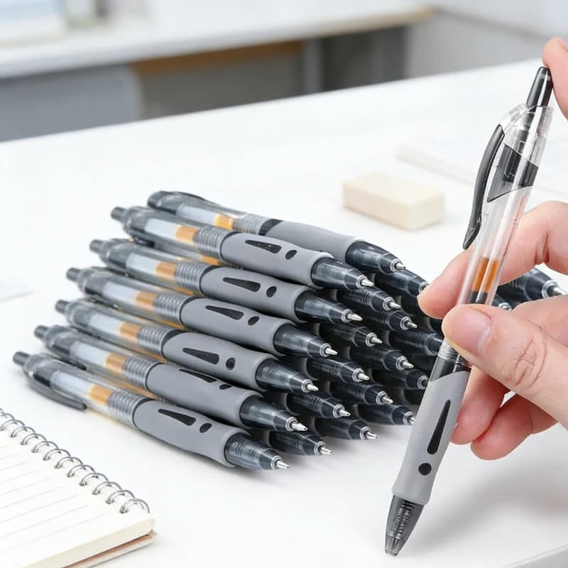 13/30 pz Retractable Gel Pens Set Black/Red/Blu Ink Pen Sphere Pen for Writing Retractable Accessories For Office Material School Cartolery