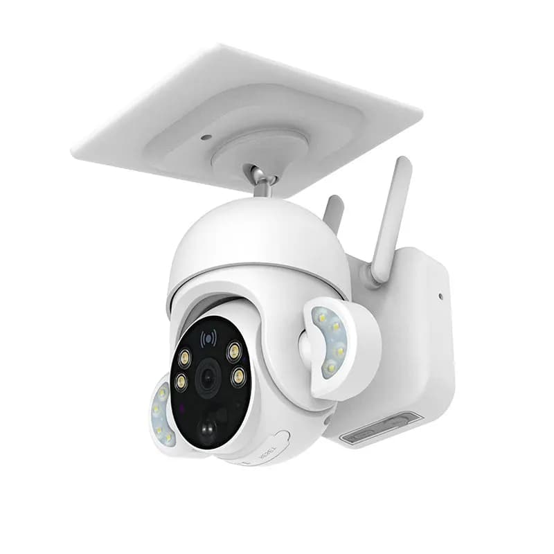 Telecamera IP Dome PTZ Wireless 2MP 1080P a Energia Solare con Rilevamento Umanoide AI, Wi-Fi/4G, per Sicurezza Domestica e Monitoraggio Bambini