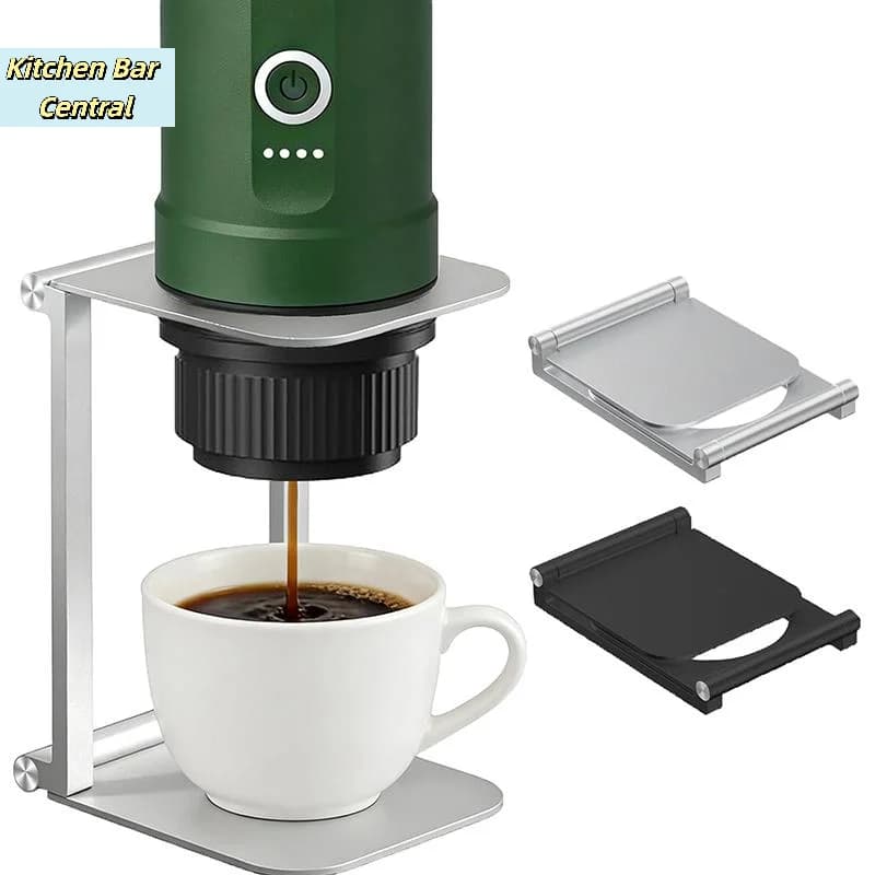 【1PC Foldable Coffee Drip Holder Aluminum Alloy Support Stand For Wireless Portable Espresso Machine Pour Over Brewer】