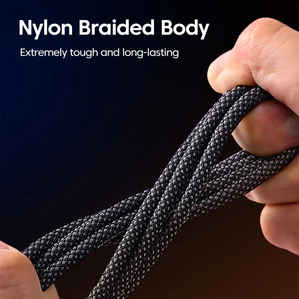 Durable Nylon 240W USB A to Type C Fast Charging Cable for Samsung S26 Huawei iPhone 17 16 Super Speed Wire