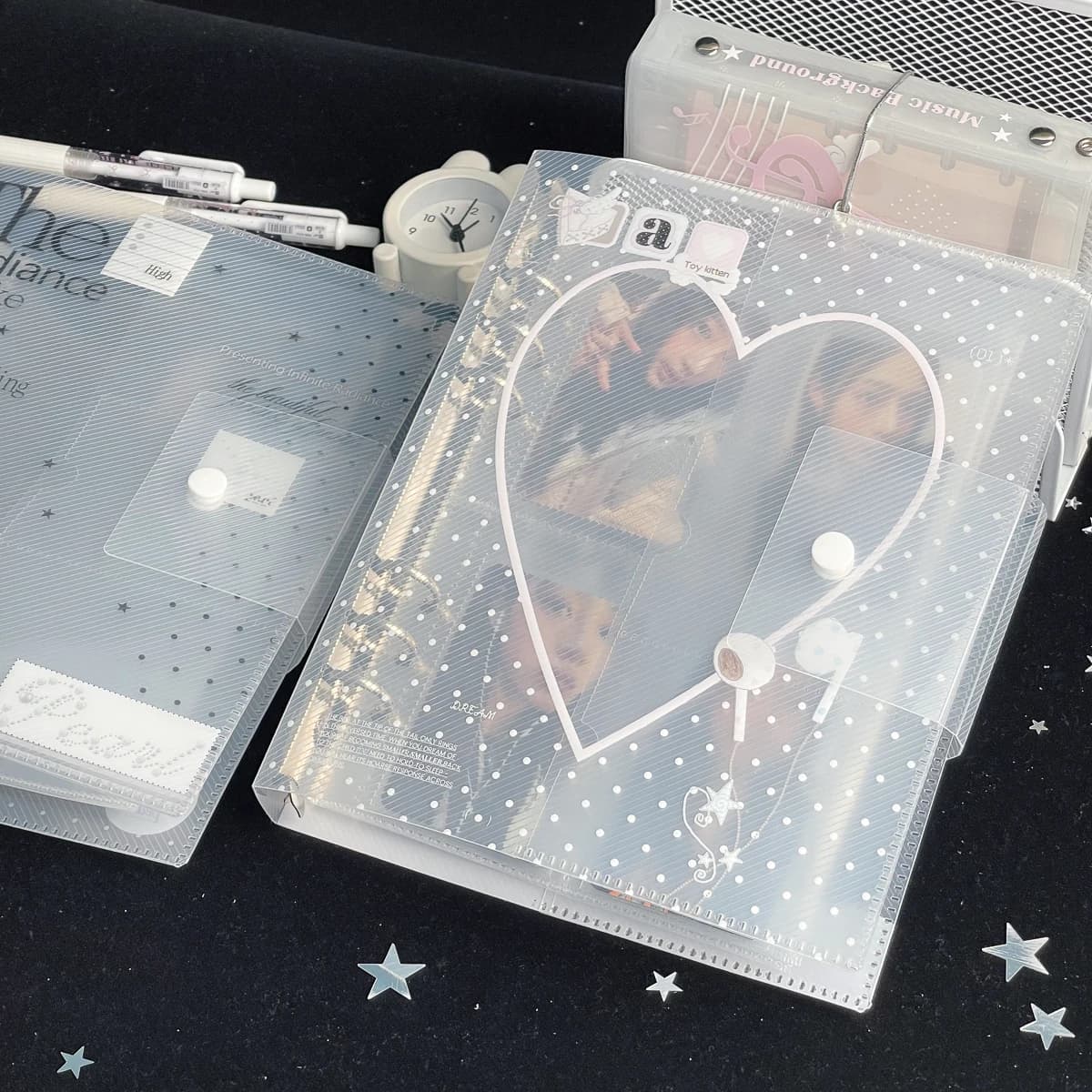 WAKAWAKA Raccoglitore ad Anelli A5 in PP a Fogli Mobili, Quaderno con Copertina Interna, Agenda, Diario, Planner per Ufficio