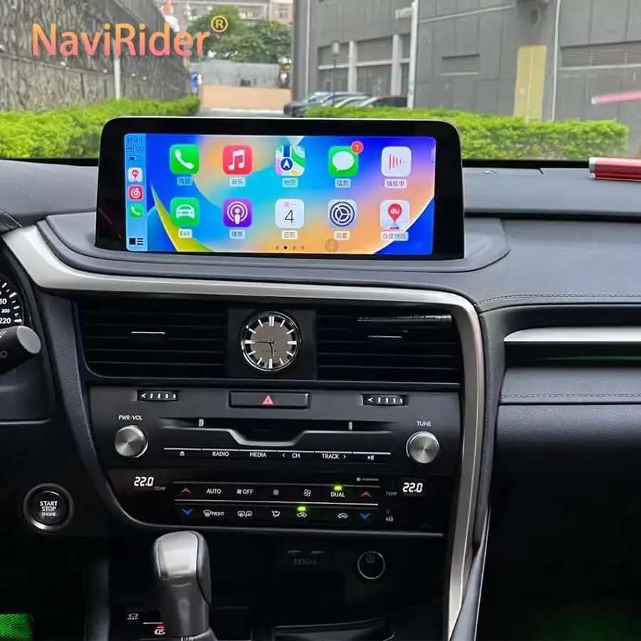 Android 14 CARPLAY Car Video Player For Lexus Rx450h RX200t RX350 RX300 RX 450H 200t 350 1920*720 Screen GPS Navigation Stereo