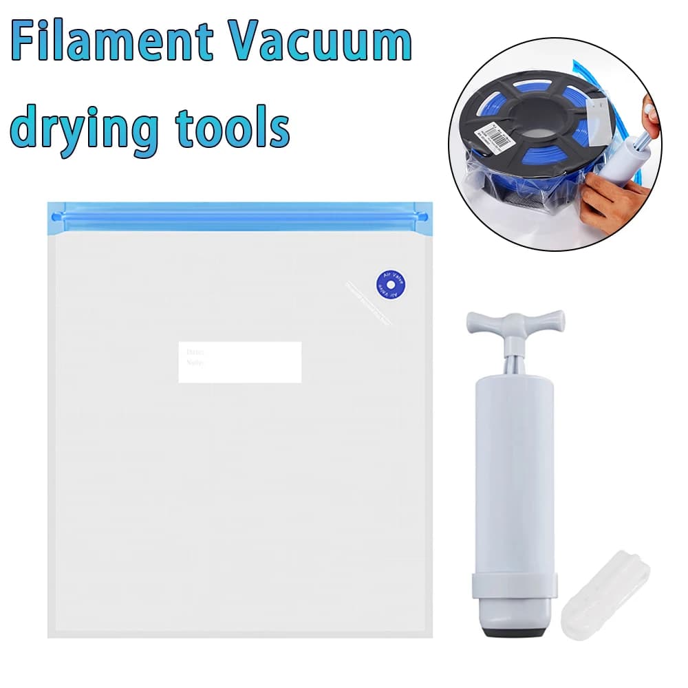 PLA ABS TPU PETG For filaments vacuum bag and handle air pump 3D printer filaments drying storage bag maintain 3D printing accessories