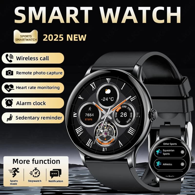 LIGE Smart Watch Sport Fitness Uomo Donna Frequenza cardiaca Monitor sanitario Chiamata Bluetooth IP68 Orologio impermeabile Sveglia Smartwatch