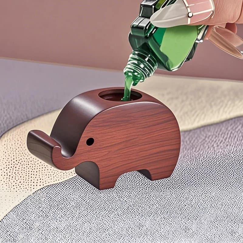 Eco-friendly wood aromatherapy diffuse fragrance in the form of lion/elephant Diffuser in wood Long lasting refreshing air