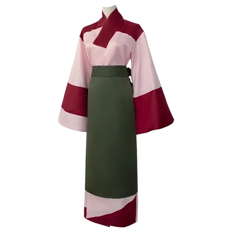 Costume Cosplay Anime Kimono Giapponese Haori Grembiule Uniforme Set per Halloween e Feste in Maschera