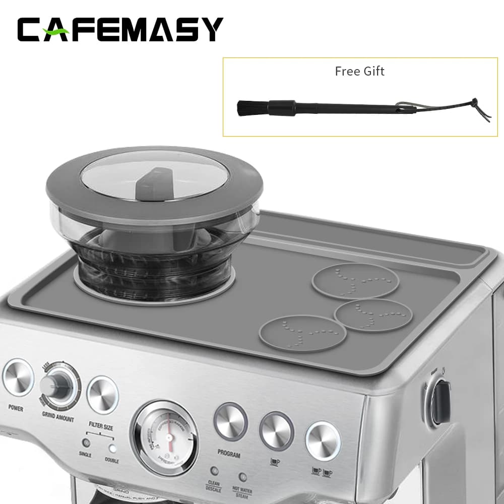 CAFEMASY Breville Coffee Machine Top Anti-slip Mat Coffee Maker Waterproof Silicone Mat For Breville Coffee Machine Accessories