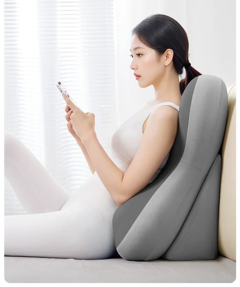 Cuscino per schienale del letto, supporto lombare e cervicale regolabile, cuscino multiuso per leggere e usare il telefono a letto, regalo per adulti