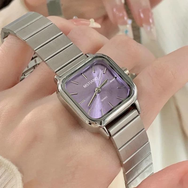 Orologio da donna di lusso Orologio da donna con cintura in acciaio alla moda delle migliori marche Orologio da polso al quarzo Montre Femme Bellissimi regali Orologio da polso al quarzo