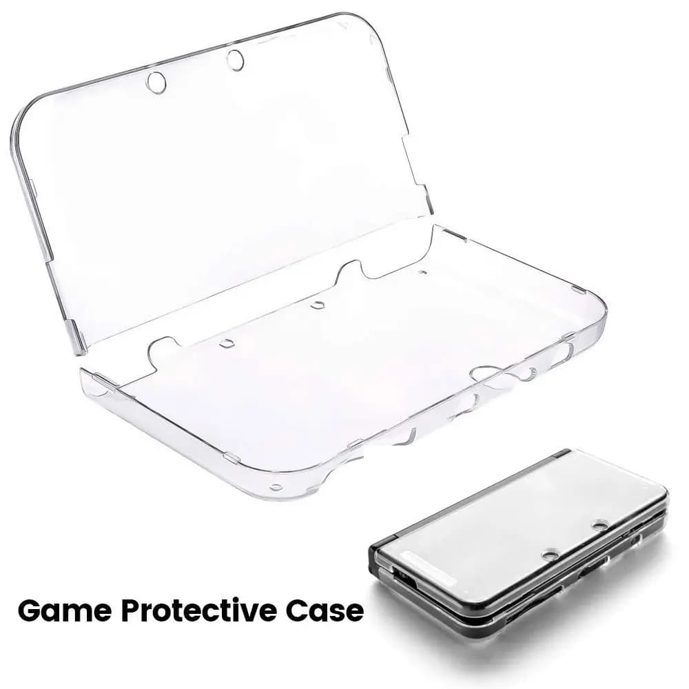 Gaming Accessories Game Console Case Crystal Clear Game Protective Case Hard Shell Transparent Gamepad Cover for NEW 3DS XL/LL