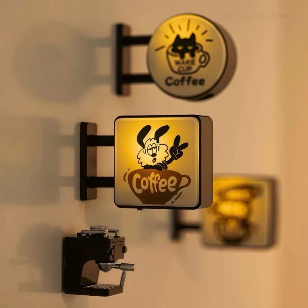 Teaches Luminosa Retro for Coffee Corner, Fridge Magnet, Bright Decoration for Home and Cafeteria