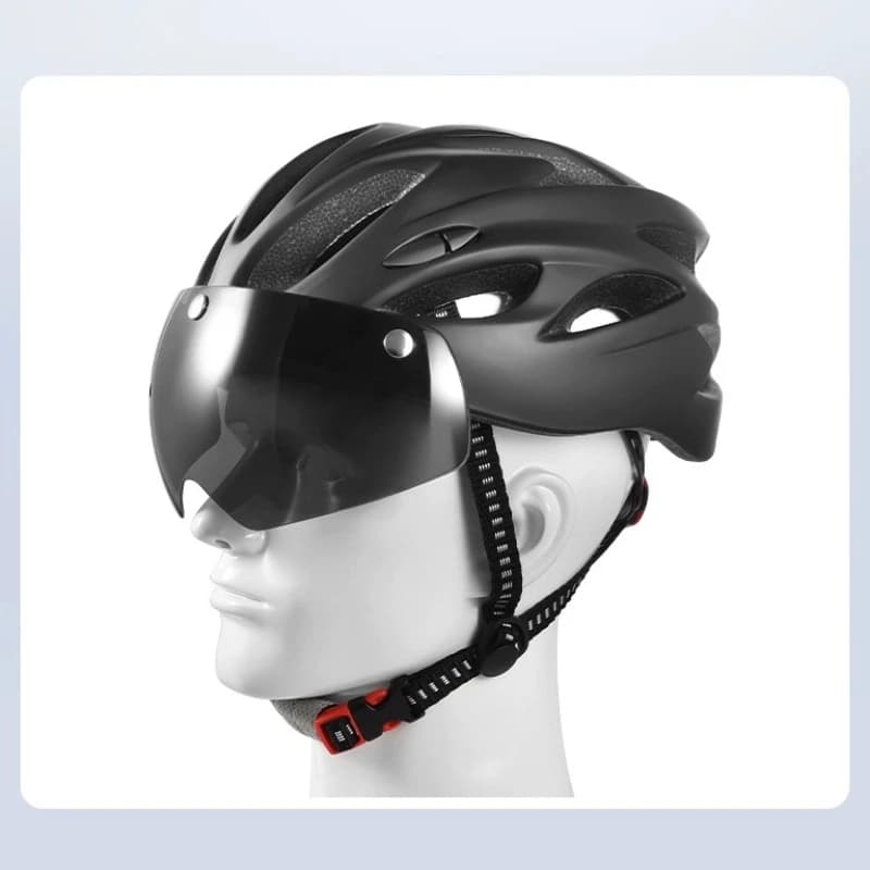 Bici da strada, casco da ciclismo, cintura per mountain bike, caschi da uomo e da donna con fanali posteriori, equipaggiamento da ciclismo