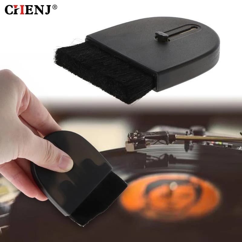 1pc spazzola per la pulizia dei dischi in vinile giradischi per lettore fonografo LP pulizia detergente antistatico accessori per la rimozione della polvere