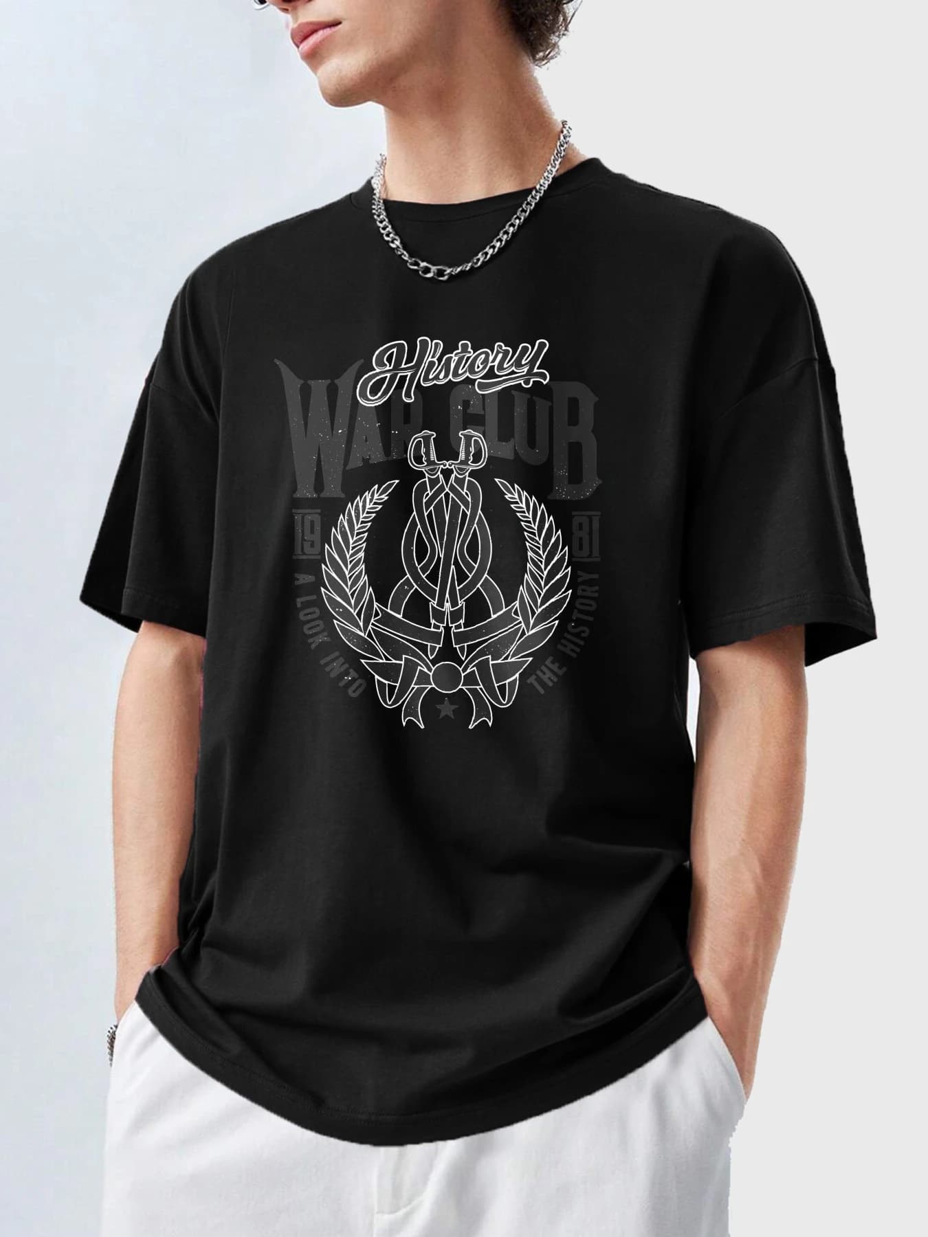 men's t-shirt 2025 Men's clothing Sports graphics 100% cotton Top breathable football Y2k streetwear Y2k top Summer printed