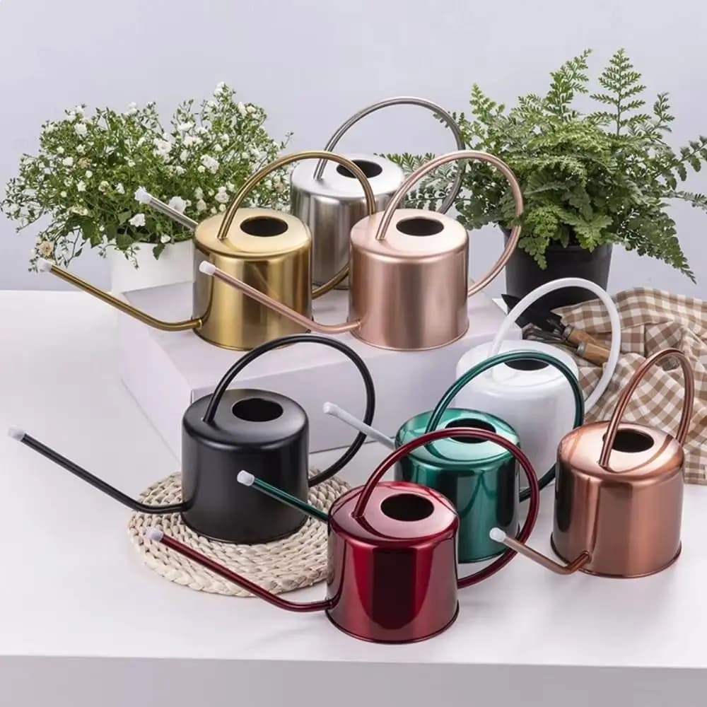 u High quality 1.3 litre plant kettle, large capacity, long bucket, watering, anti-rust, stagnated, watering, garden equipment