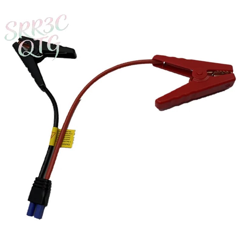 Cavo di avviamento d'emergenza con morsetti a coccodrillo per auto 12V con connettore EC5 - 1 pezzo