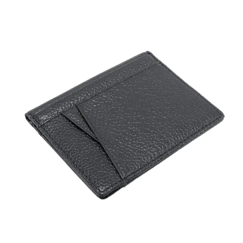 Bag Thin Bifold Purse for Driver License Business Wallet Genuine Leather Men Wallet Super Slim Credit Card Holders