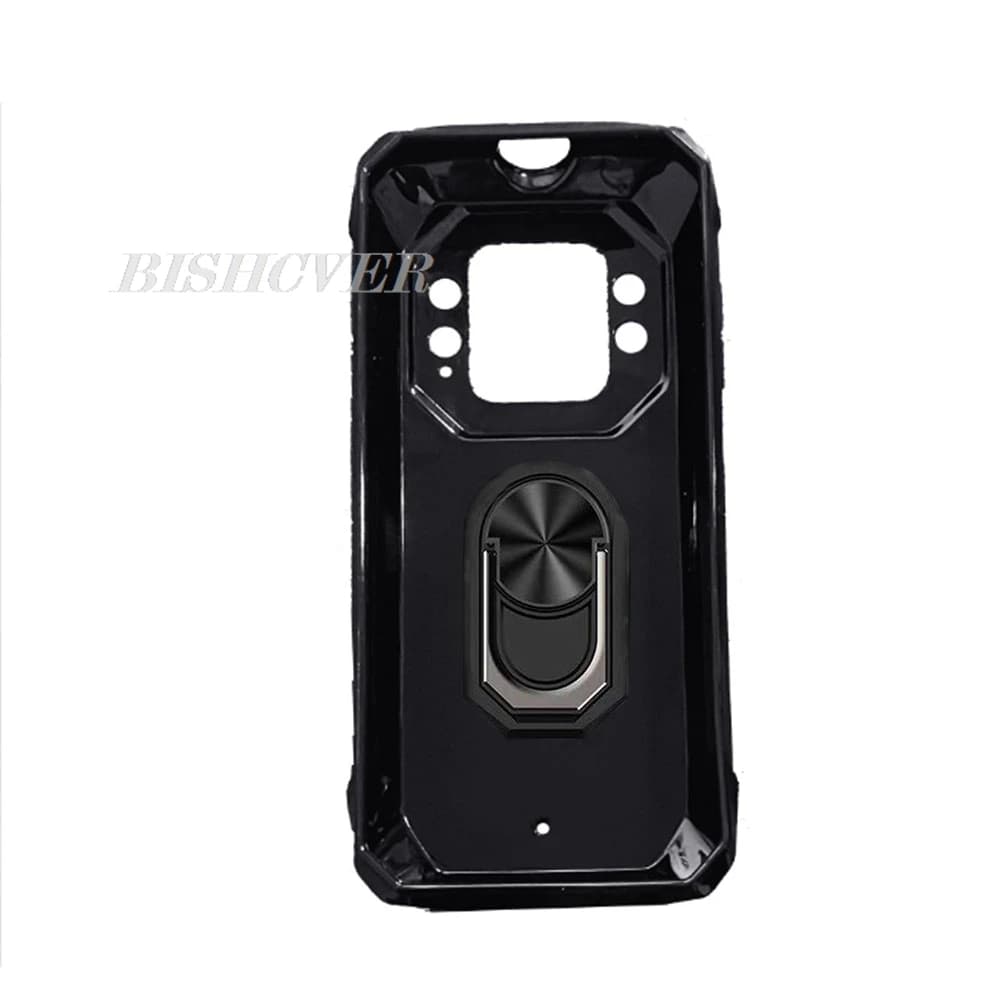 Per Blackview Rock 1 6.56" Blackview Rock1 Blackview Rock 1 Custodia con Anello di Supporto Posteriore in TPU Morbido Silicone per Smartphone